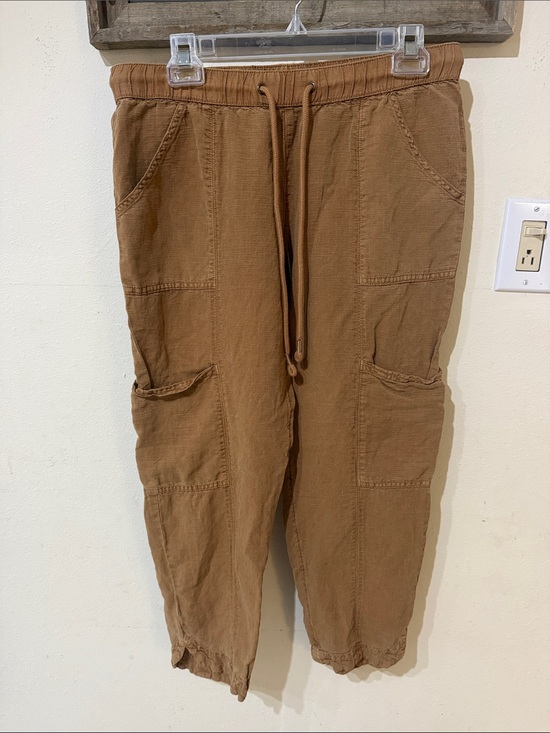 C&C California Pants - C&C California Women's Brown Drawstring Cargo Joggers